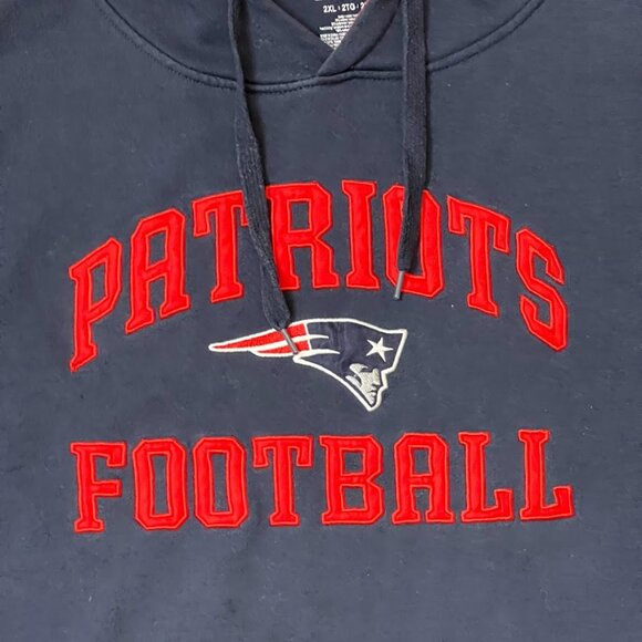 NFL Fanatics New England Patriots Football Hoodie Sweatshirt 2XL - Picture 2 of 7
